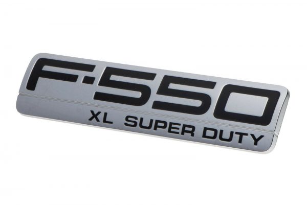 2005-2010 Ford F-550 XL Super Duty Chrome Plated Fender Emblem OEM NEW Genuine