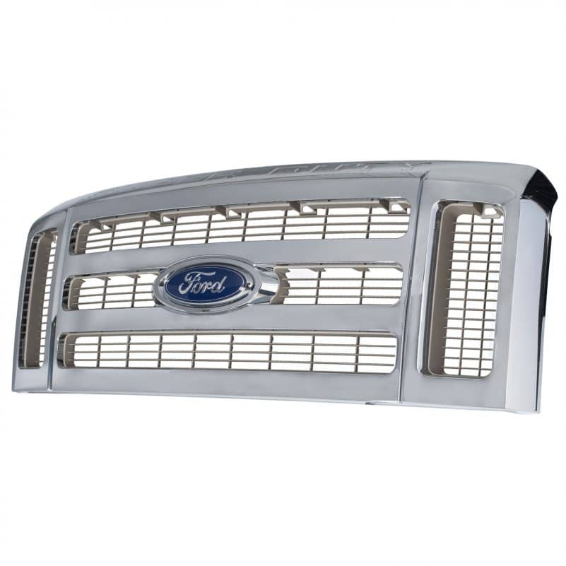 OEM NEW Front Grille Assembly w/ Emblem KING RANCH Chrome Super Duty 7C3Z8200BB - Image 2