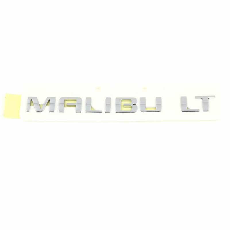 OEM NEW Rear Trunk Lid Malibu LT Emblem Badge Chrome 10-16 Chevrolet 22842006 - Image 3