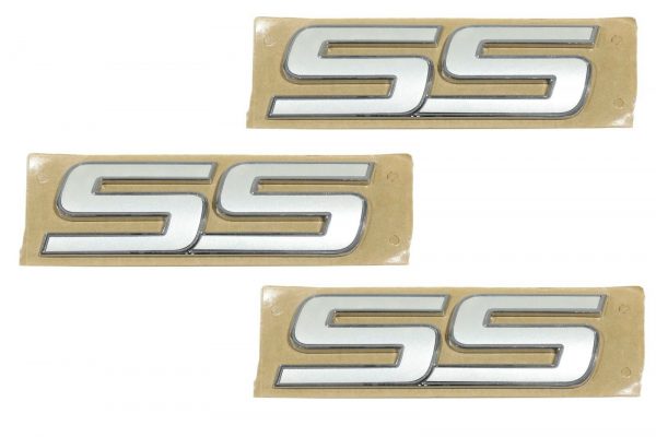 OEM NEW Trunk and Fender Emblem Set of 3 Pearl White 06-10 Chevrolet 10336980