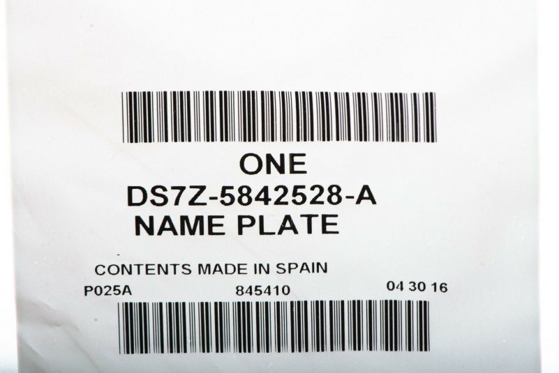 2013-2018 Ford Fusion Emblem Trunk Deck Decal Name Plate OEM NEW DS7Z-5842528-A - Image 3