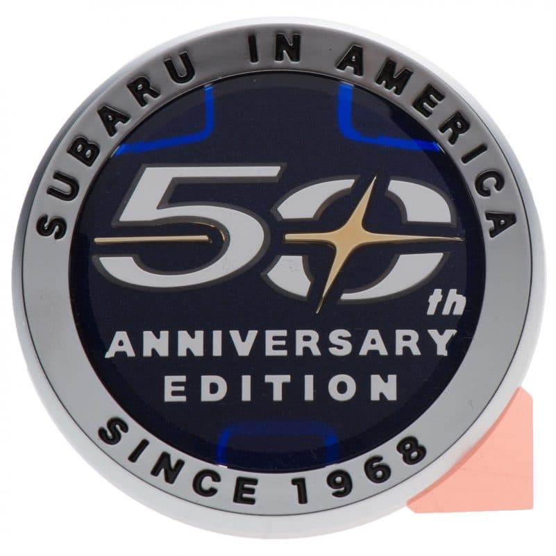 OEM 2018 Subaru in America 50th Anniversary Edition Emblem Badge NEW 93063FL020