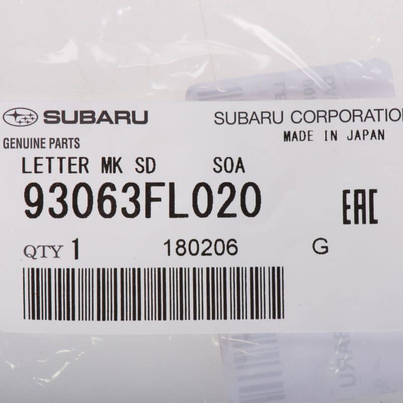 OEM 2018 Subaru in America 50th Anniversary Edition Emblem Badge NEW 93063FL020 - Image 5