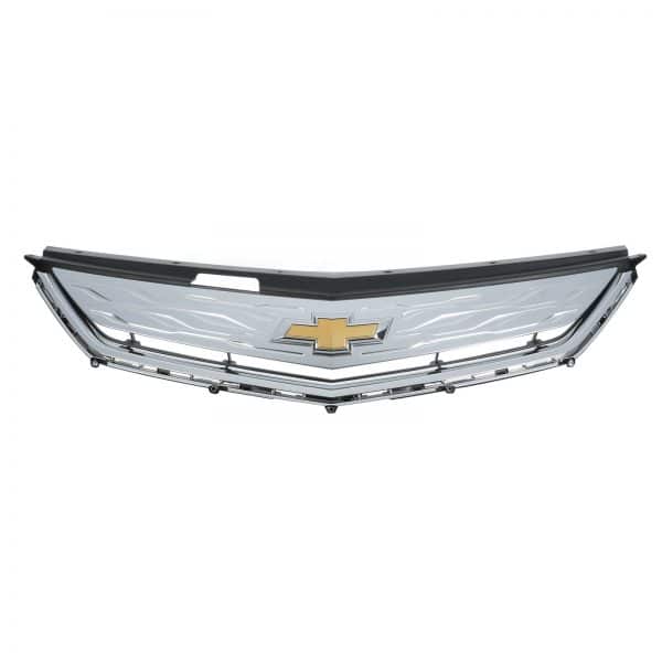 OEM NEW 16-19 Chevrolet Volt Front Bumper Upper Grille Chrome w/Emblem 23289638