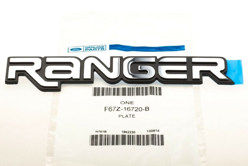 1996-2005 Ford Ranger Fender Emblem Chrome Nameplate Right Left OEM F67Z-16720-B - Image 2