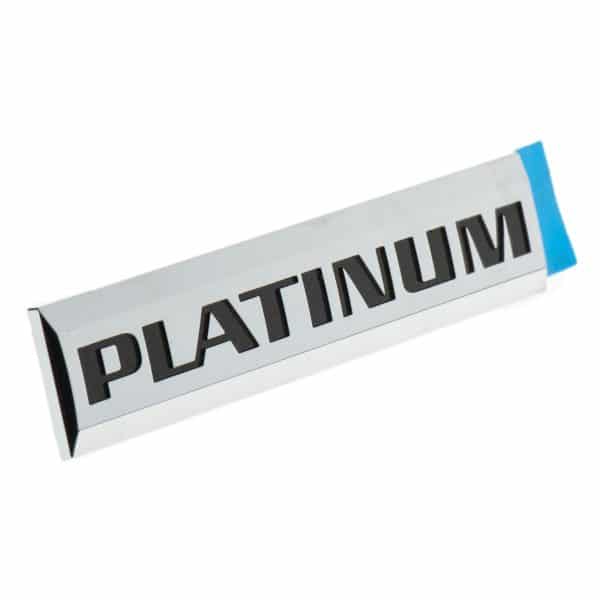 OEM NEW Rear Trunk Lid "Platinum" Emblem Chrome w/Black 07-11 Cadillac 15876367