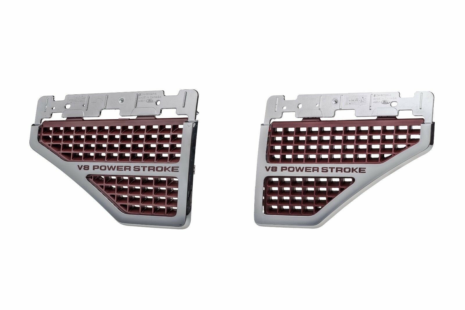 Ford F550 XL Powerstroke Diesel Fender Emblems – 2005-2010 – OEM Style 5C3Z16720BB