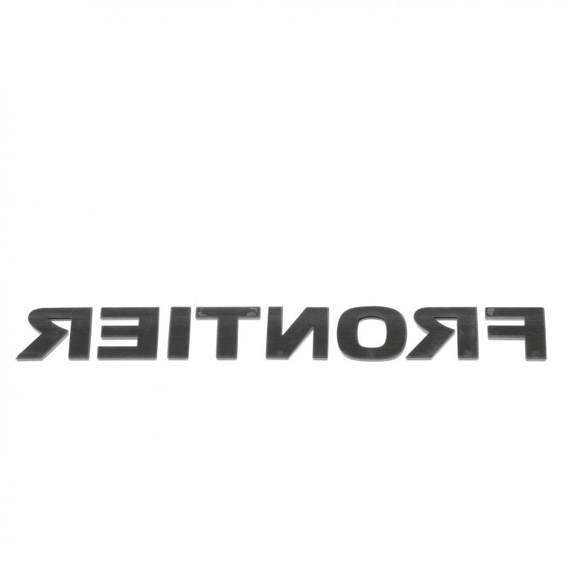 ONE NEW OEM 2018-2019 NISSAN FRONTIER MIDNIGHT EDITION REAR EMBLEM BADGE DECAL - Image 2
