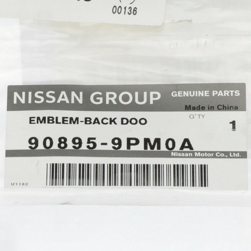 NEW OEM NISSAN 2018-2019 MIDNIGHT EDITION REAR HATCH EMBLEM BADGE "PATHFINDER" - Image 3