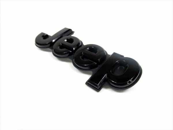 14-18 Jeep Grand Cherokee BLACK JEEP EMBLEM NAMEPLATE BADGE TAILGATE NEW MOPAR