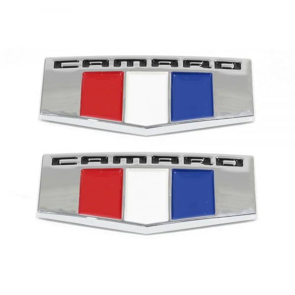 OEM NEW Front Right & Left Fender Emblem Badge Set (2) 16-17 Camaro 23184152