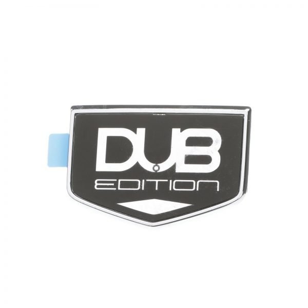 Chrysler 300 DUB EDITION Nameplate Decal Emblem Chrome & Black MOPAR OEM