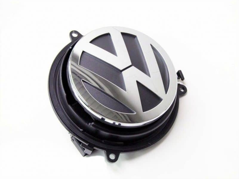 VW Volkswagen Rear Trunk Emblem WITH Operating Mechanism Genuine OEM NEW - Image 2