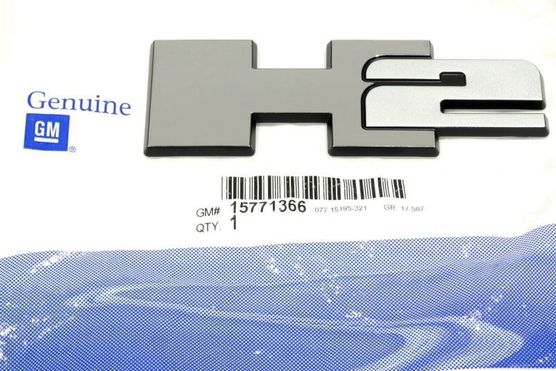 OEM NEW Emblem Front Door / Rear Liftgate - Chrome - 03-09 Hummer H2 - 15771366 - Image 4