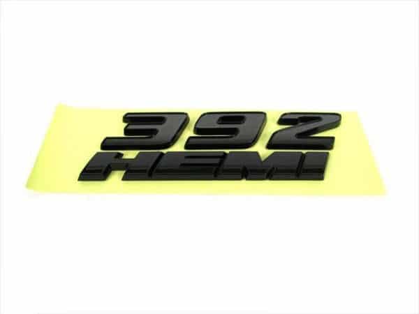 Jeep Dodge Chrysler 6.4L 392 HEMI BLACK GRAY EMBLEM NAMEPLATE DECAL MOPAR OEM
