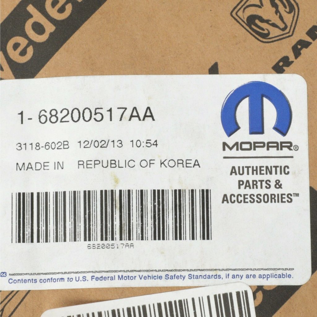 20142016 Jeep Wrangler GOLD DRAGON EMBLEM DECAL FOR FRONT FENDER OEM