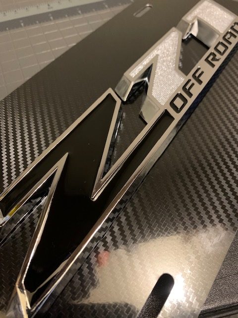 Z71 4×4 Off Road 3D License Plate New Carbon fiber Aluminum 4×4 Tahoe Silverado