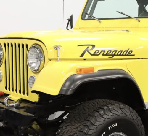 OEM Renegade Script Fender Decals 2PC Set New Fits Jeeps Cars Universal Off-Road Mopar