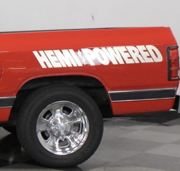OEM Vintage Dodge Mopar Hemi 5.7 Powered Bedliner Decals New 2PC Fits Ram 1500 2500 F150