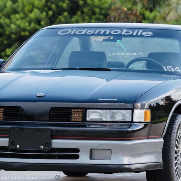 OEM Oldsmobile Windshield Banner Decal Sticker New 1PC Fits Cutlass Aurora Alero