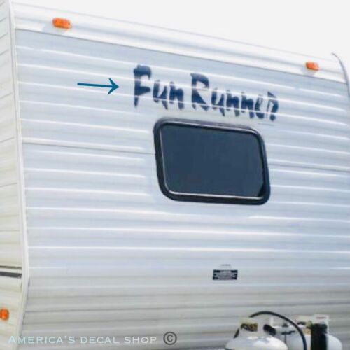Carson Fun Runner Trailer Camper RV Decals 1PC OEM New Oracle 40” Universal