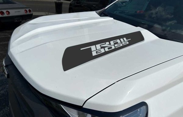 2023 2024 Chevy Colorado Trail Boss Lettering Hood OEM Contour Decal Set