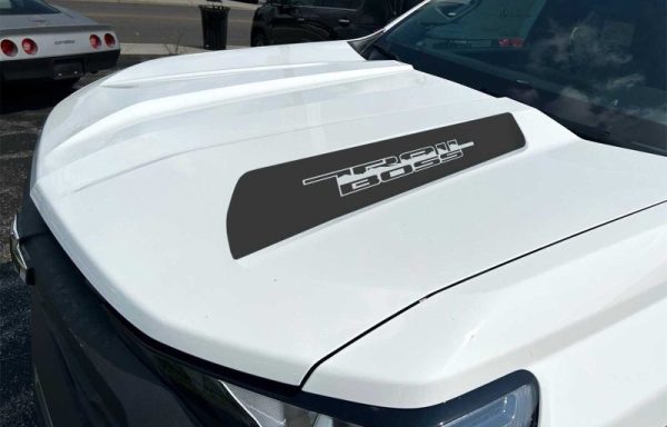 2023 2024 Chevy Colorado Trail Boss Lettering OEM Hood Contour Decal Set