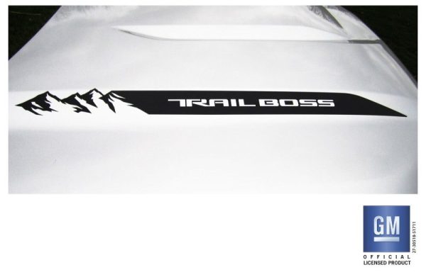 2019 20 21 22 Chevy Silverado Z71 Mountain TRAIL BOSS OEM Hood Decal