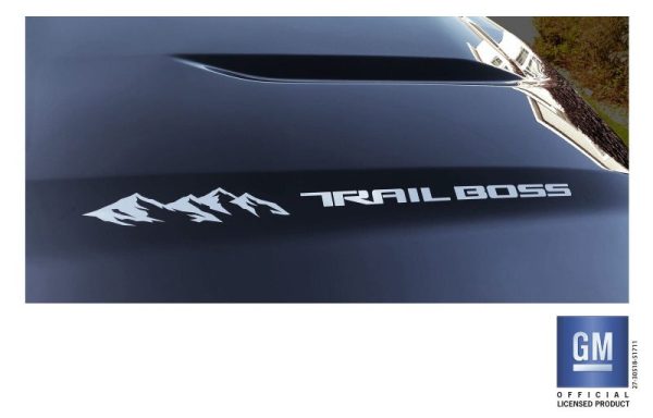 2019 20 21 22 Chevy Silverado Z71 Mountain TRAIL BOSS OEM Hood Decals