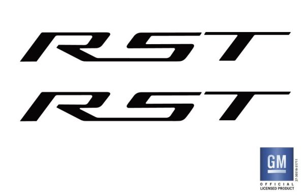 2019 20 21 22 Chevy Silverado OEM RST Bed Side Decal Stickers Set