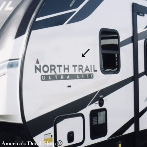 North Trail Ultra Lite Camper RV Trailer Decals (Set Of 2) OEM Oracle New 40”