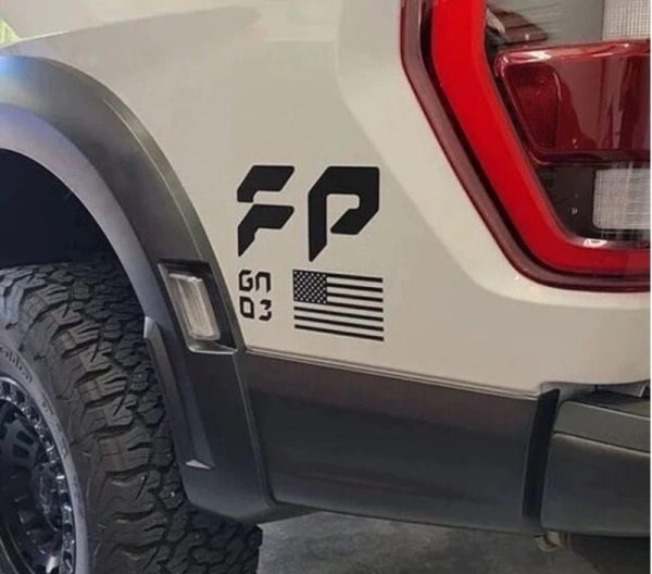 OEM Ford Raptor FP Performance Gen 3 Decal Kit 2PC Set Lower Bedside