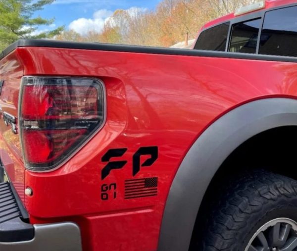 OEM Ford Raptor FP Performance Gen 1 Decal Kit 2PC Set Lower Bedside