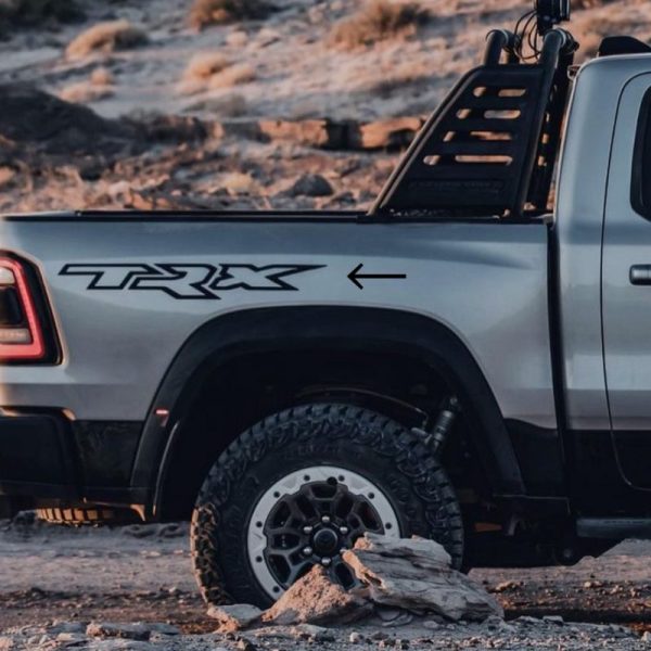 2017-2024 OEM Mopar TRX Bedside Outline Decal Fits Dodge Ram 4X4 Trucks 2PC Set NEW Limited Stock!