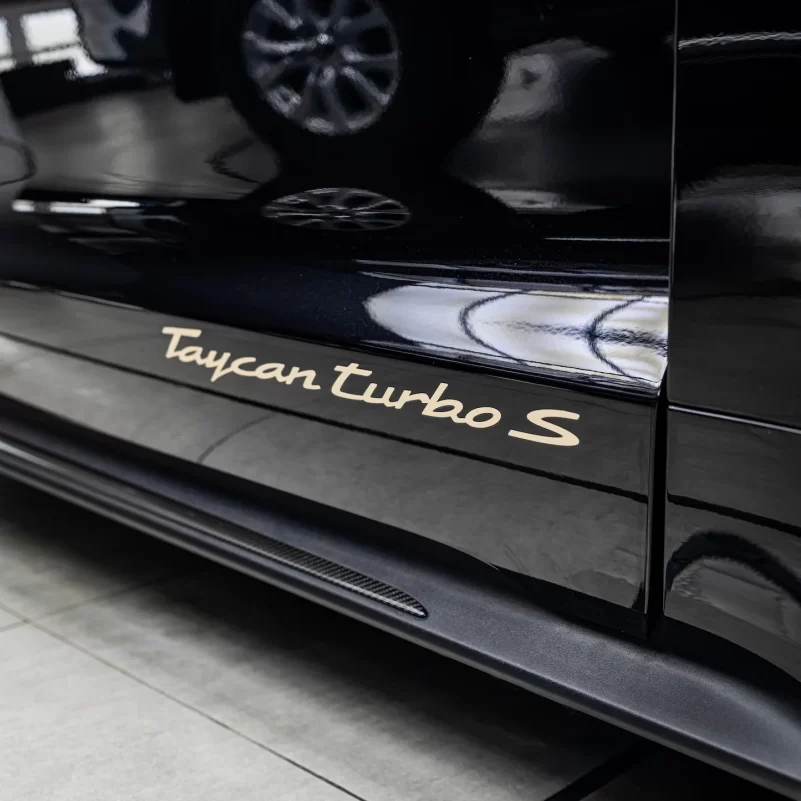Porsche Taycan Turbo S Door Replacement Decals