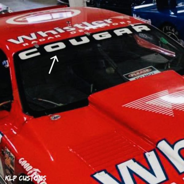 OEM Mercury Cougar Windshield Banner Decal Sticker New 1PC Fits All Models