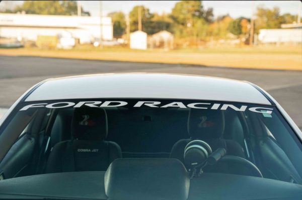 OEM Ford Racing Center Windshield Banner Decal Sticker New 1PC Fits All Models