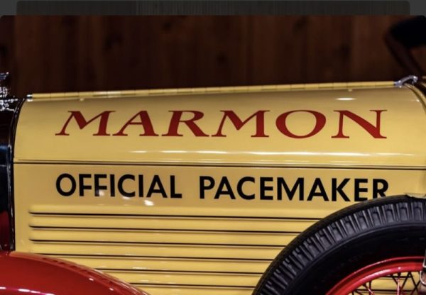 OEM 1928 Indy 500 Marmon Official Pacemaker Fender Restoration Vinyl Decals 2PC Set New USA