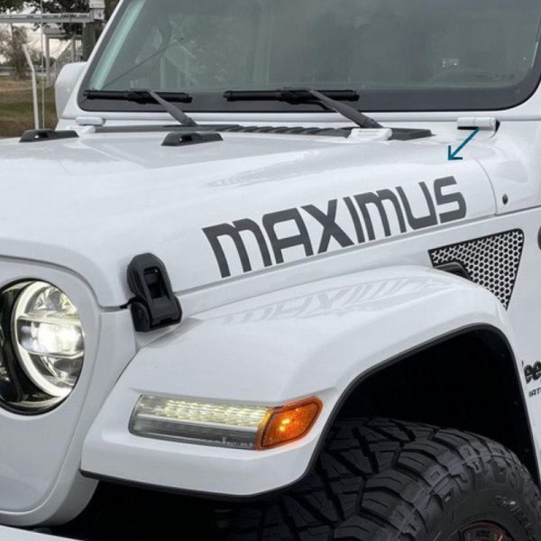 OEM Jeep Gladiator Maximus Fender Hood Decals New 2PC Set Universal