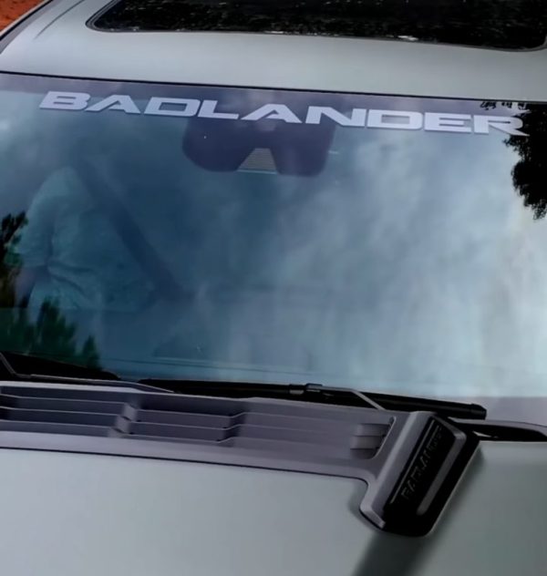2020-2025 OEM Dodge Ram Badlander Center Windshield Banner Decal Sticker New  1PC OEM Laramie Rare!