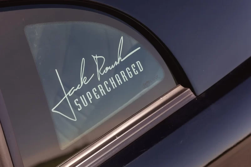 OEM Ford Dodge Jack Roush Supercharged Side Window Quarter Decal Signature OEM 2PC Set New