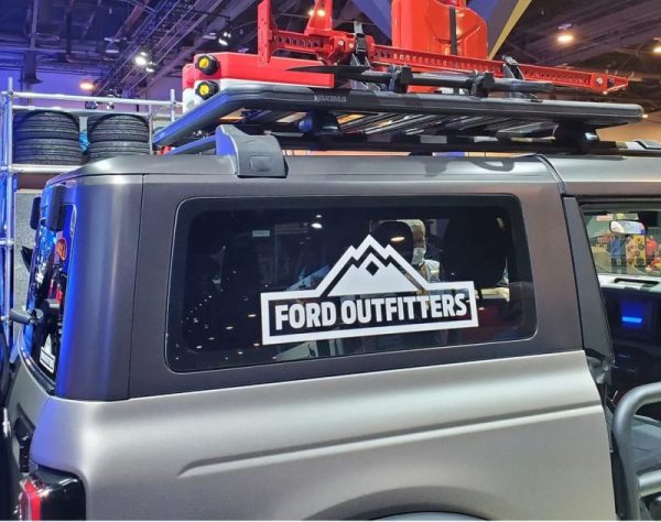 OEM Custom Ford Outfitters Bronco Decals New 2PC Set Universal Fits Roush