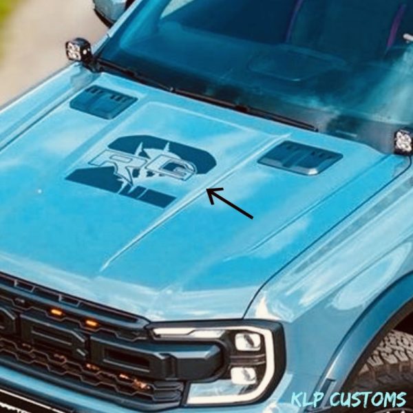 OEM “Ford Raptor Gen 2” RG2 Center Hood Vinyl Decal 1PC Rare Decal Universal Fits F-150