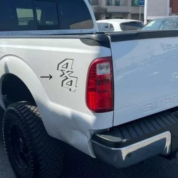 2012-2024 OEM Ford F-350 4X4 Bedside Decals New 2PC Set Universal Fit