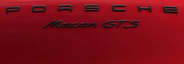 OEM Porsche Macan GTS Emblem In Black New 1PC