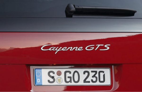 OEM Porsche Cayenne GTS Emblem In Silver New 1PC