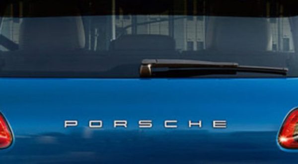 OEM Porsche Emblem In Chrome New 1PC