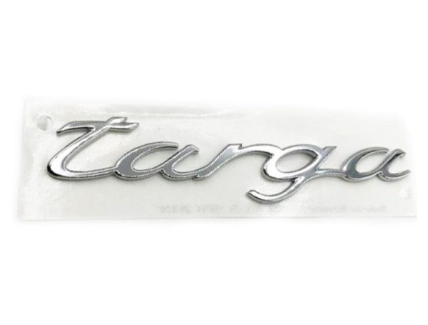 OEM Porsche Emblem - "Targa" in Chrome