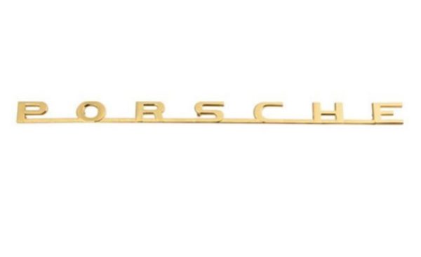 OEM Porsche Gold Porsche Emblem - 356 B