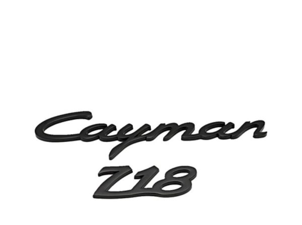 OEM Porsche Emblem Magnet Set - 718 and Cayman